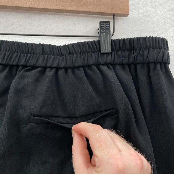 J.Crew Jamie Ankle Pants Women's Plus 18 Pull On Tapered Black Stretch Fabric‎ - Picture 12 of 13